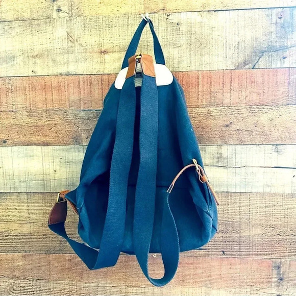 Unisex Superga Navy Canvas Backpack main image 9